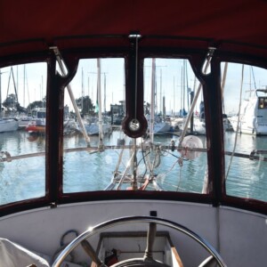 Compass Canvas made a full enclosure with large windows for this Ericson 36c. Our enclosure options are endless at Compass Canvas. Ericson 36 Full Enclosures