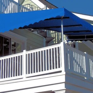 Some residential options we offer include: shade sails, awnings, panels for gazebos, privacy screens, patio cushions or outdoor upholstery, furniture or grill covers. Residential Porch Awning