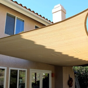 Compass Canvas not only specializes in the marine application of canvas, but we can craft anything that has to do with custom sewing using a needle and thread. Residential Shade Sail