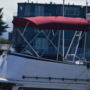 Our biminis and awnings offer shelter, while also being a great place to mount solar panels, cockpit lighting or speakers. Sports Fisher Bimini